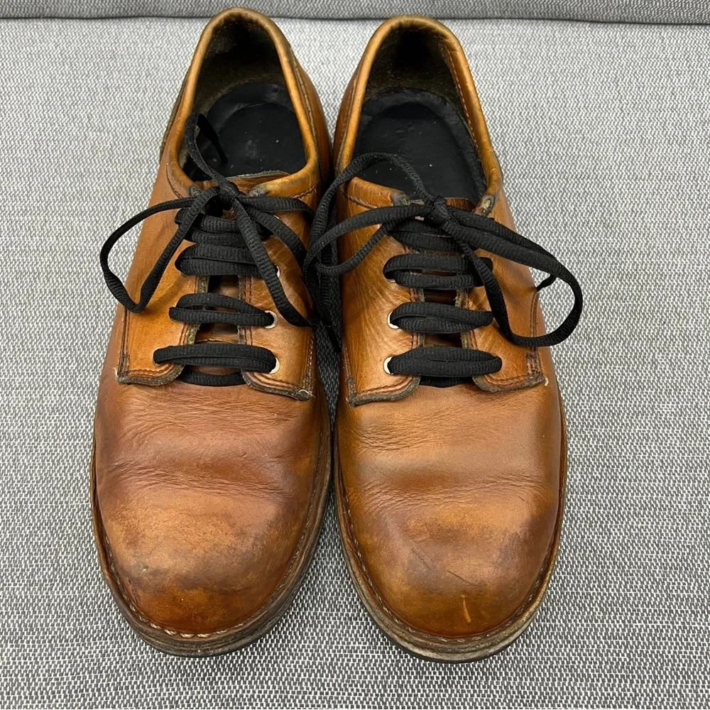 Danger Mt.Tabor 643 Harvest Brown Men’s EE‎ Leather Oxford Shoes Size 9